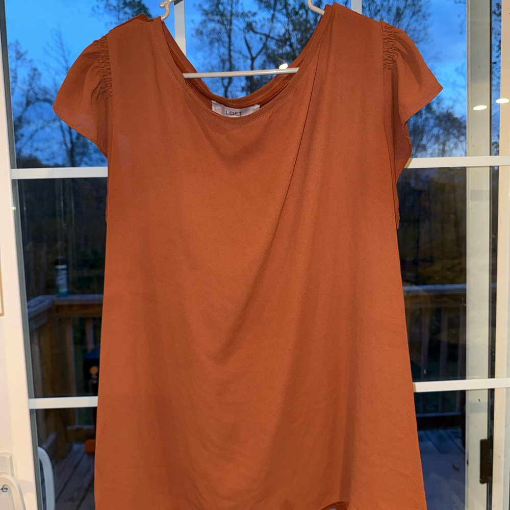 Women's Loft Rust Top